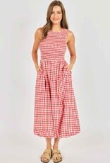SADIE AND SAGE APPLE BUTTER MIDI DRESS