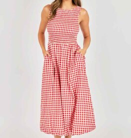 SADIE AND SAGE APPLE BUTTER MIDI DRESS