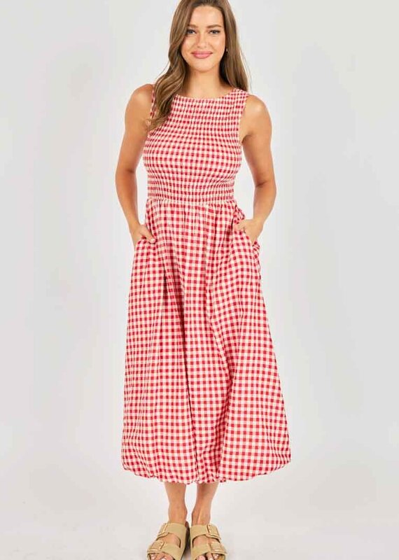 SADIE AND SAGE APPLE BUTTER MIDI DRESS