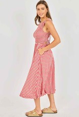 SADIE AND SAGE APPLE BUTTER MIDI DRESS