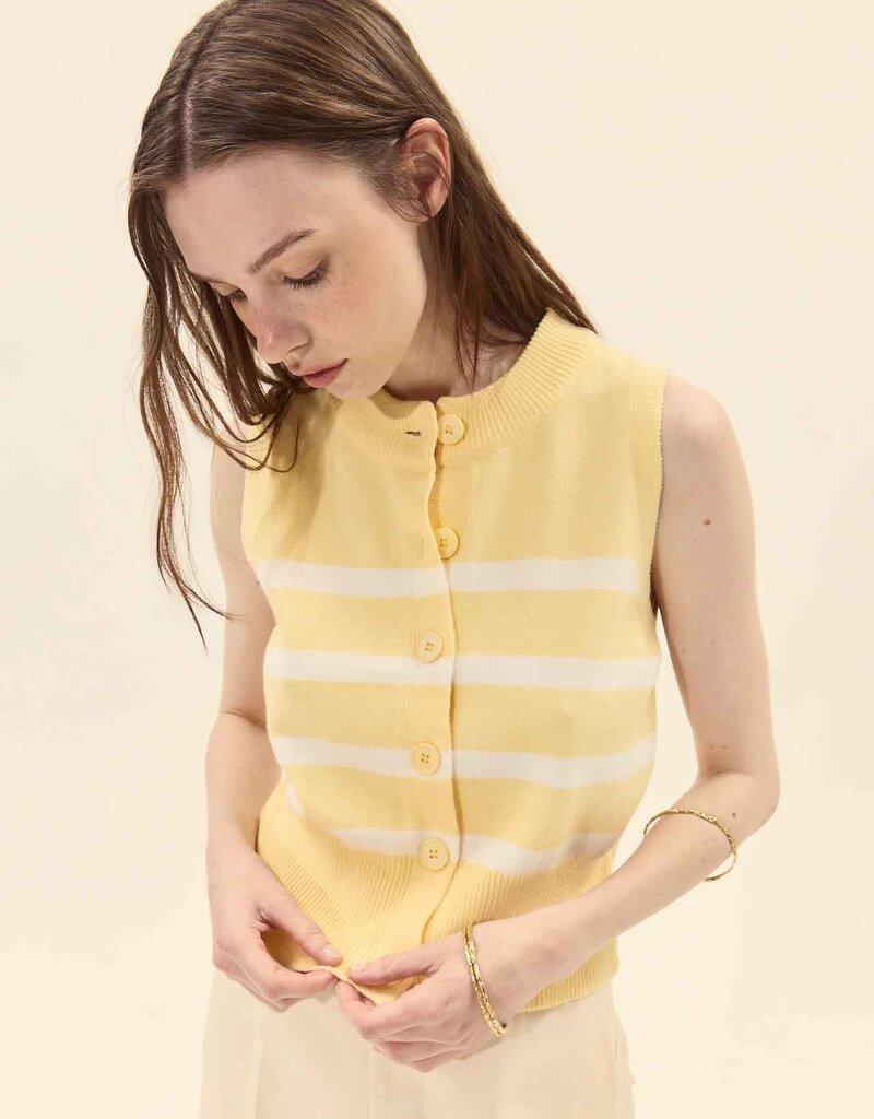 DELUC MYKONOS KNIT VEST