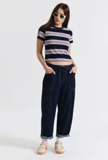 DAZE VILLA DRAWSTRING BARREL JEANS