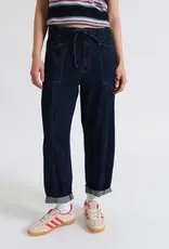 DAZE VILLA DRAWSTRING BARREL JEANS