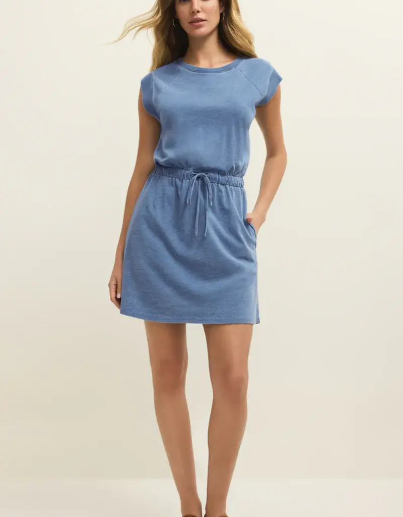 ZSUPPLY KALANI JERSEY DENIM DRESS