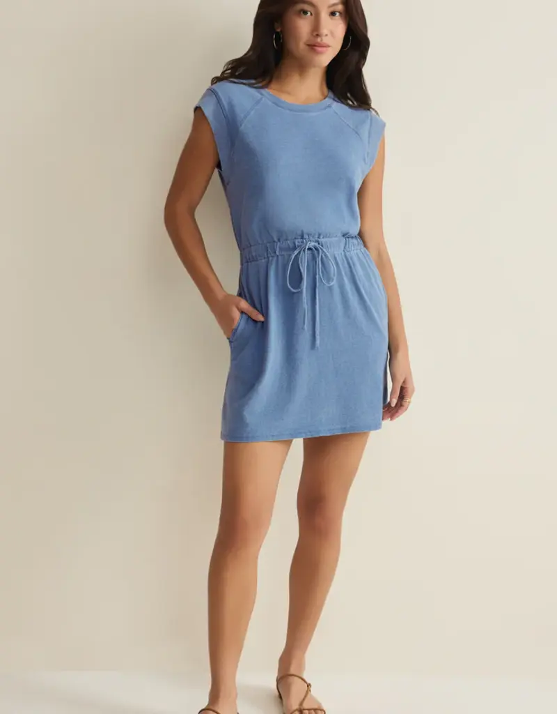 ZSUPPLY KALANI JERSEY DENIM DRESS