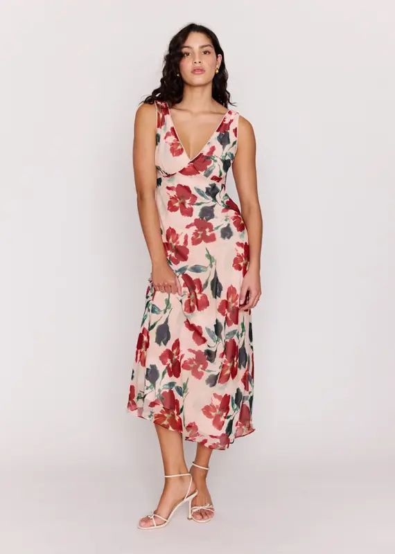 MINKPINK ARABELLA BIAS MIDI DRESS