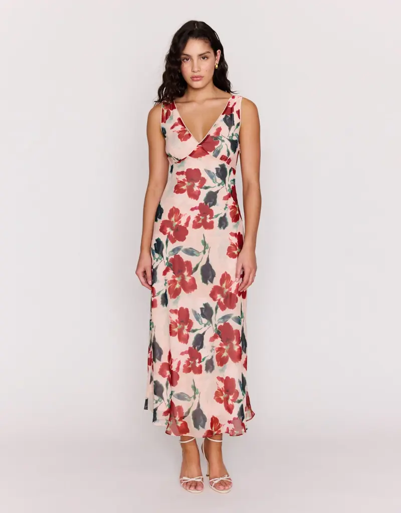 MINKPINK ARABELLA BIAS MIDI DRESS