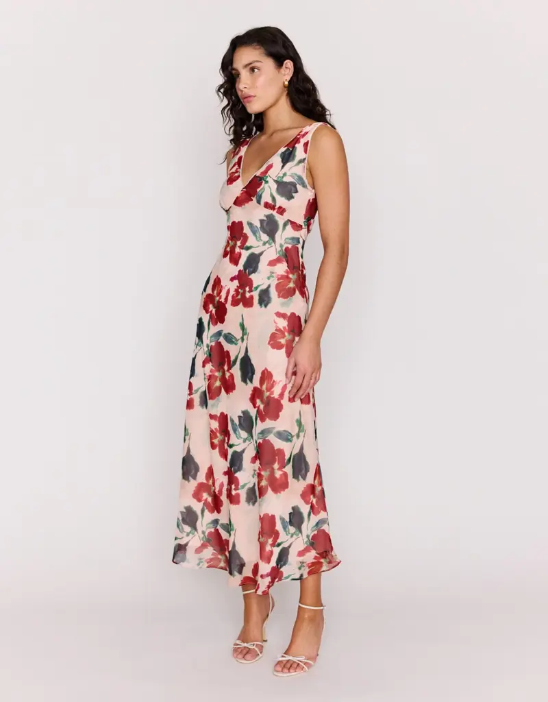 MINKPINK ARABELLA BIAS MIDI DRESS