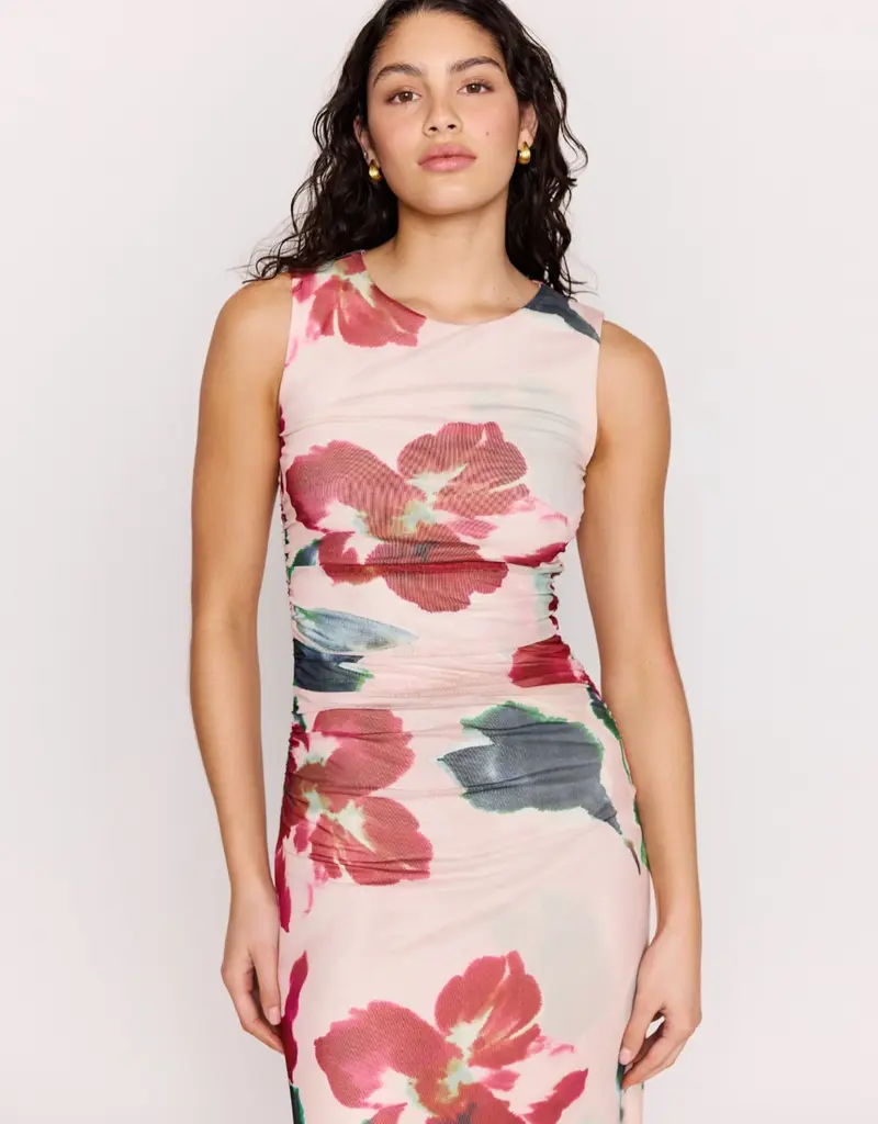 MINKPINK ARABELLA MESH MIDI DRESS