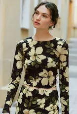 ZSUPPLY TAYSHA FLORAL MESH TOP