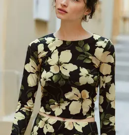 ZSUPPLY TAYSHA FLORAL MESH TOP