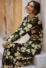 ZSUPPLY EDA FLORAL MESH MAXI SKIRT