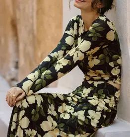 ZSUPPLY EDA FLORAL MESH MAXI SKIRT