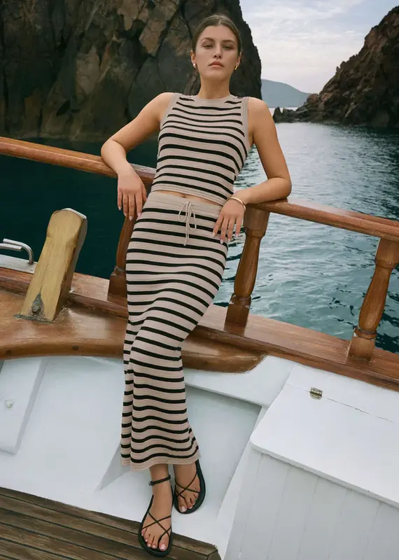 ZSUPPLY EMORI STRIPED SKIRT