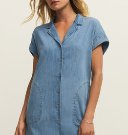 ZSUPPLY NAPA DENIM MINI DRESS