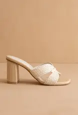 OASIS SOCIETY SANTIAGO RAFFIA BLOCK HEEL