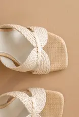 OASIS SOCIETY SANTIAGO RAFFIA BLOCK HEEL