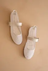 OASIS SOCIETY GEM EMBELLISHED MESH FLAT