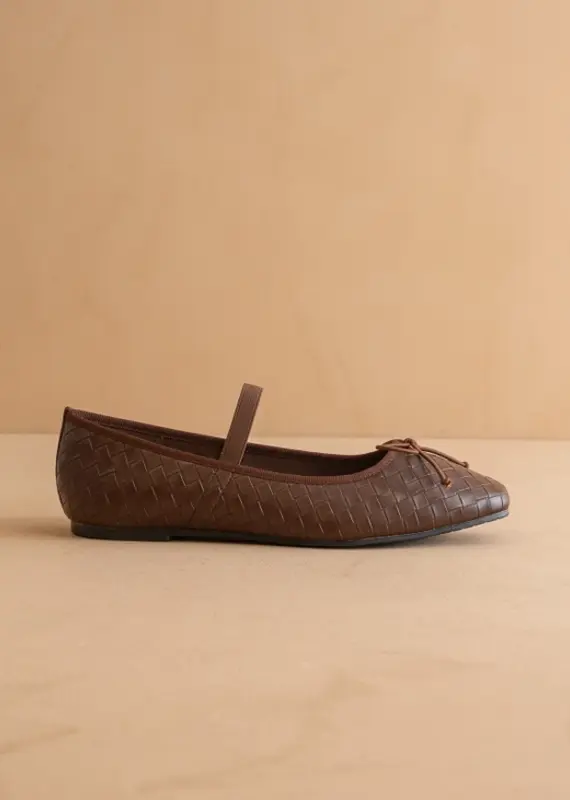 OASIS SOCIETY LOGAN WOVEN BALLET FLAT