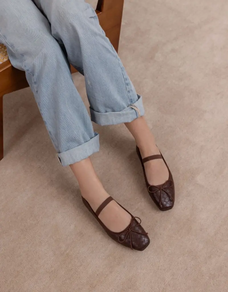 OASIS SOCIETY LOGAN WOVEN BALLET FLAT