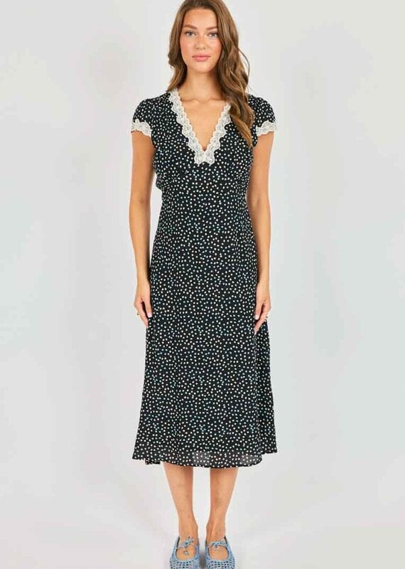 SADIE AND SAGE NEW ROMANCE MIDI DRESS