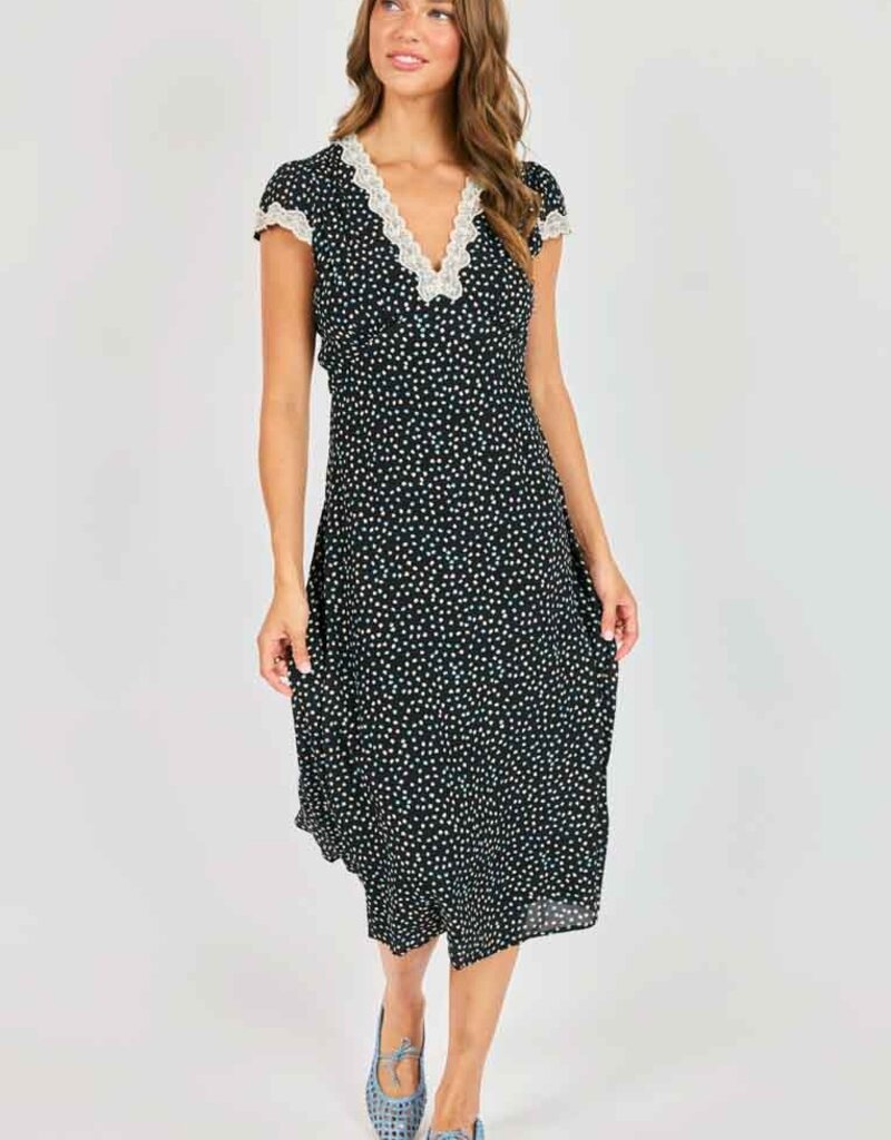 SADIE AND SAGE NEW ROMANCE MIDI DRESS