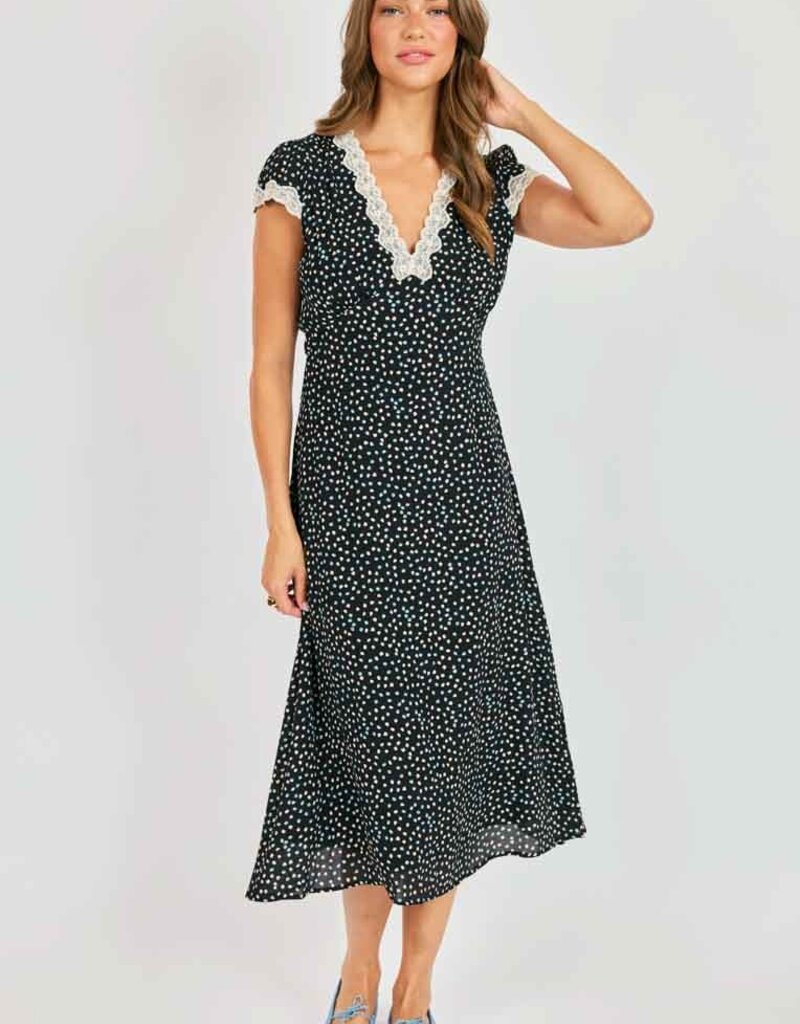 SADIE AND SAGE NEW ROMANCE MIDI DRESS
