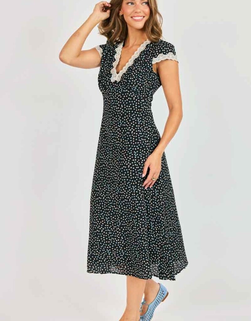 SADIE AND SAGE NEW ROMANCE MIDI DRESS