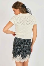 SADIE AND SAGE JOSEPHINE POLO SWEATER