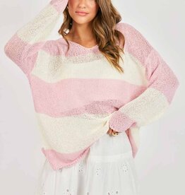SADIE AND SAGE HELEN STRIPE SWEATER