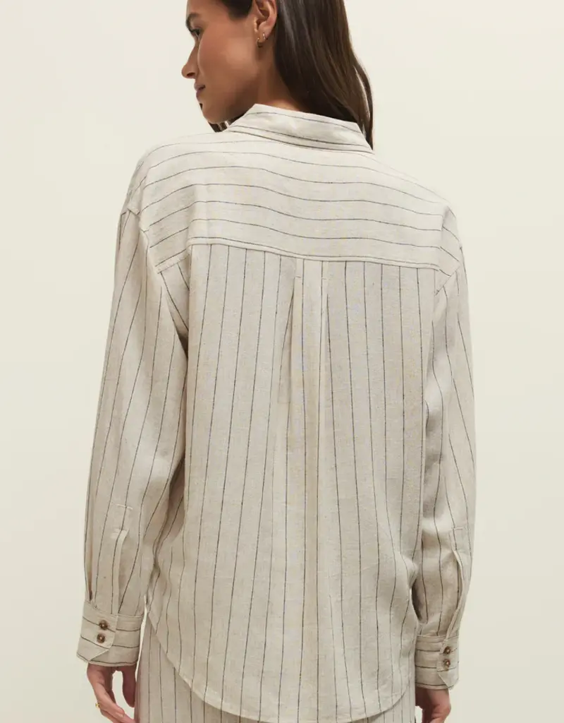 ZSUPPLY ALFIE STRIPED BUTTON UP