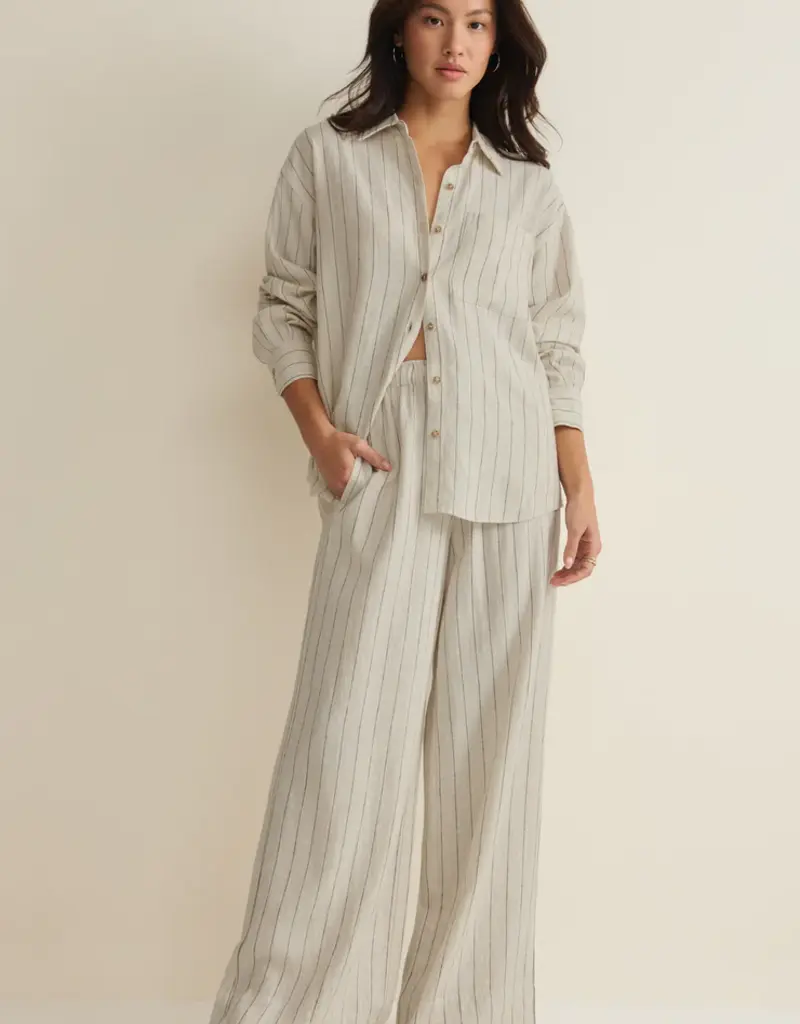 ZSUPPLY ALFIE STRIPED BUTTON UP