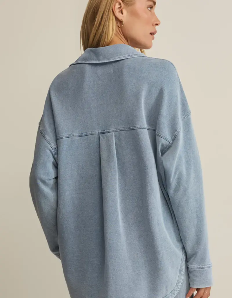 ZSUPPLY ALL DAY KNIT DENIM JACKET