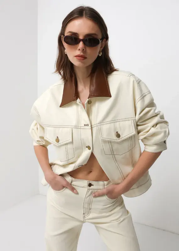 MADISON THE LABEL CEDAR JACKET