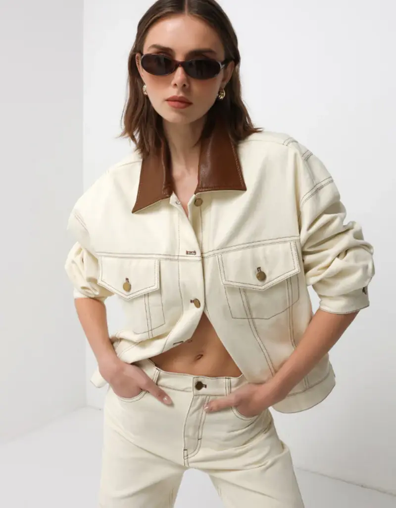MADISON THE LABEL CEDAR JACKET