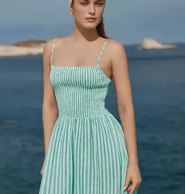 ZSUPPLY BAYSIDE STRIPED MIDI DRESS