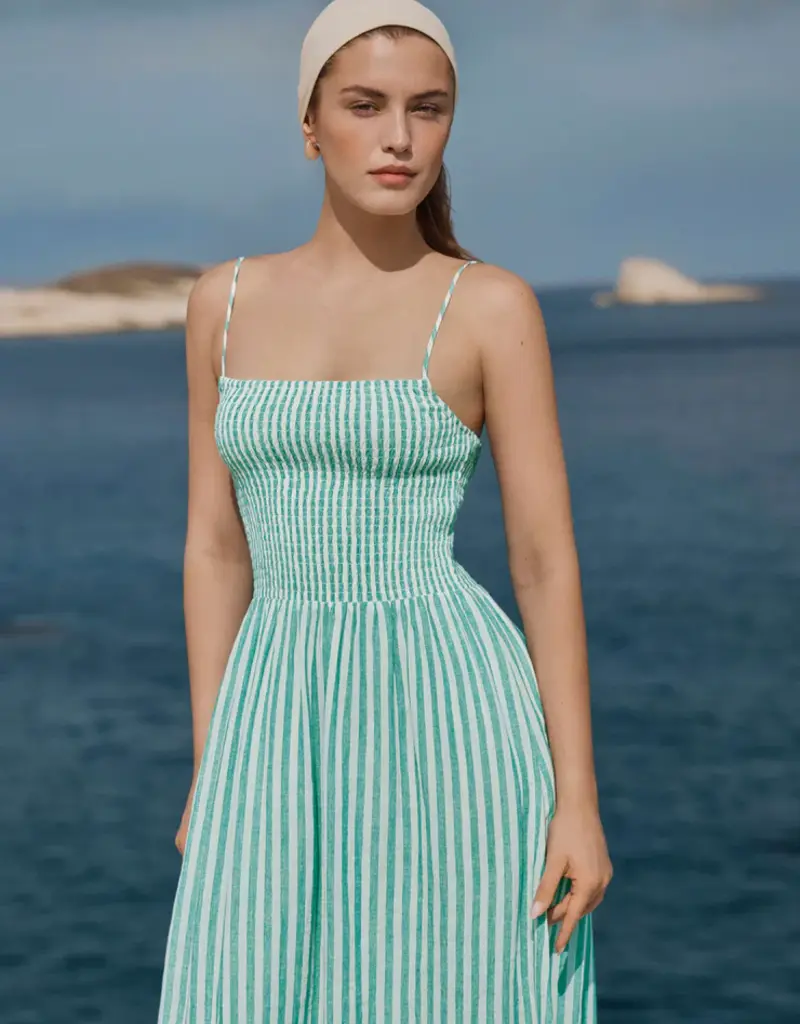 ZSUPPLY BAYSIDE STRIPED MIDI DRESS