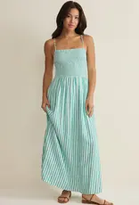 ZSUPPLY BAYSIDE STRIPED MIDI DRESS