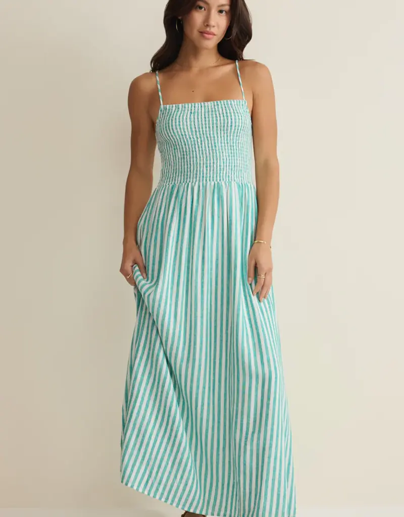 ZSUPPLY BAYSIDE STRIPED MIDI DRESS