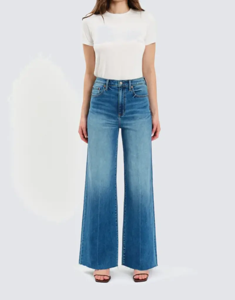 DAZE FAR OUT HIGH + WIDE LEG JEAN
