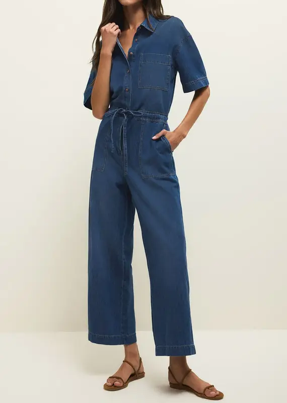 ZSUPPLY ELSIE DENIM JUMPSUIT