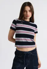 DAZE ZUMA STRIPED CREWNECK TEE