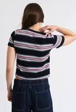 DAZE ZUMA STRIPED CREWNECK TEE
