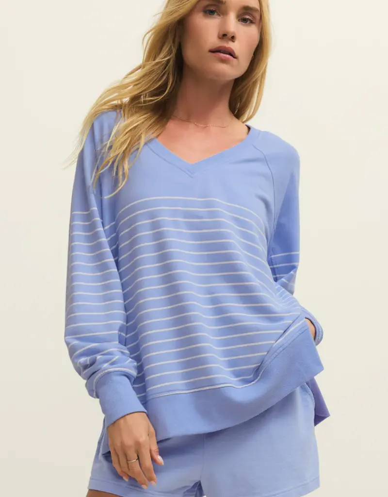 ZSUPPLY V-NECK STRIPED WEEKENDER