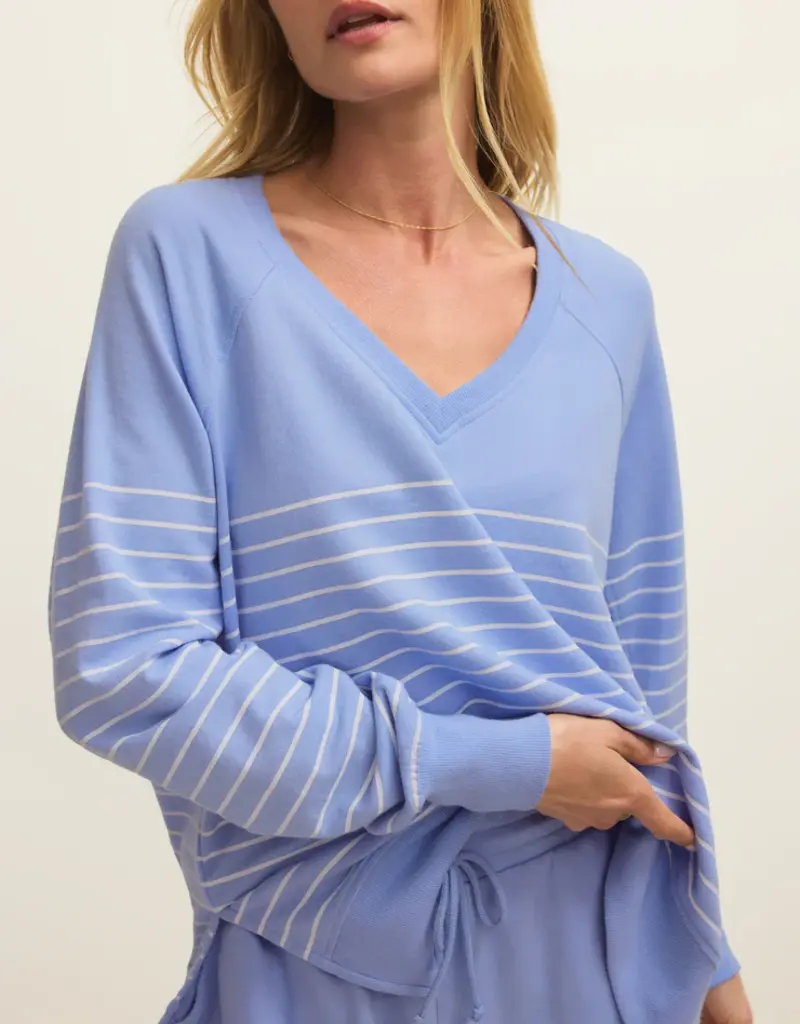 ZSUPPLY V-NECK STRIPED WEEKENDER