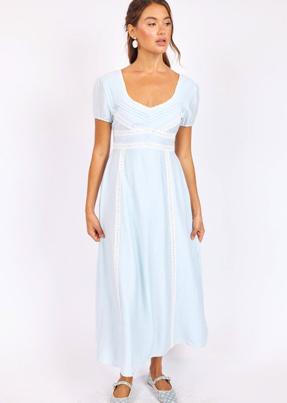 SAGE THE LABEL PERCY LACE TRIM DRESS