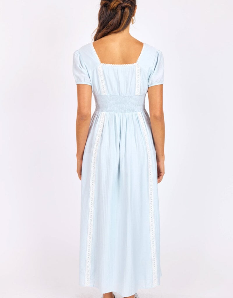 SAGE THE LABEL PERCY LACE TRIM DRESS