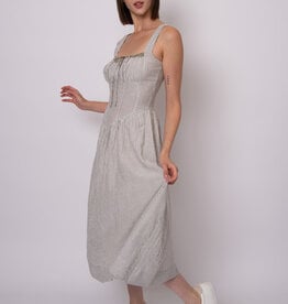 RD STYLE OREGANO WOVEN MIDI DRESS