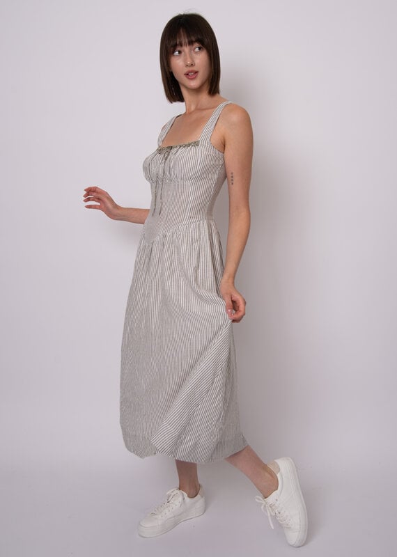 RD STYLE OREGANO WOVEN MIDI DRESS