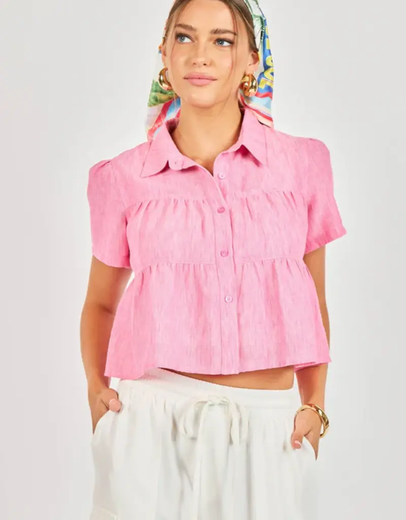 SADIE AND SAGE BY THE SEA TIERED SHIRT